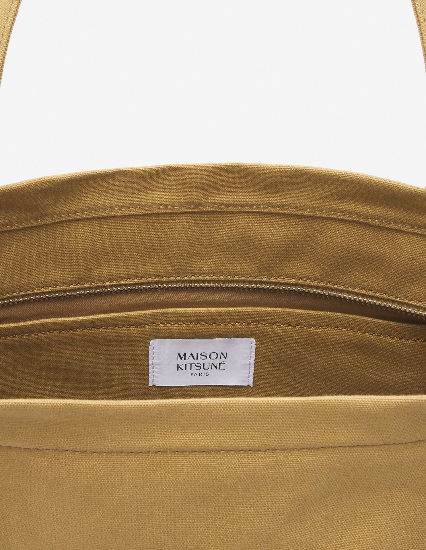 Fox large canvas tote bag - Chesnut