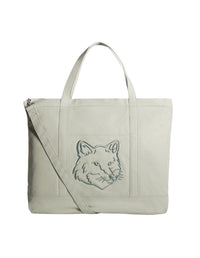 Fox head large shopping bag - Court Green