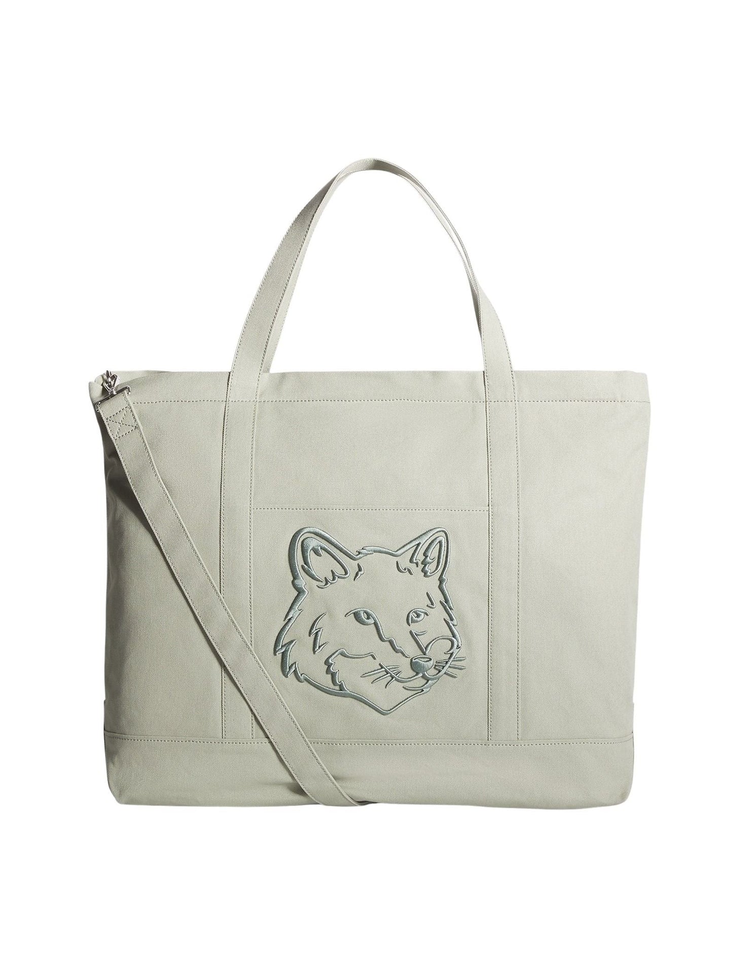 Fox head large shopping bag - Court Green