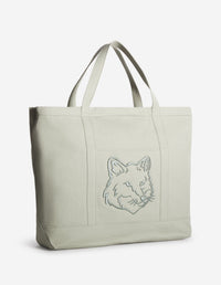 Fox head large shopping bag - Court Green