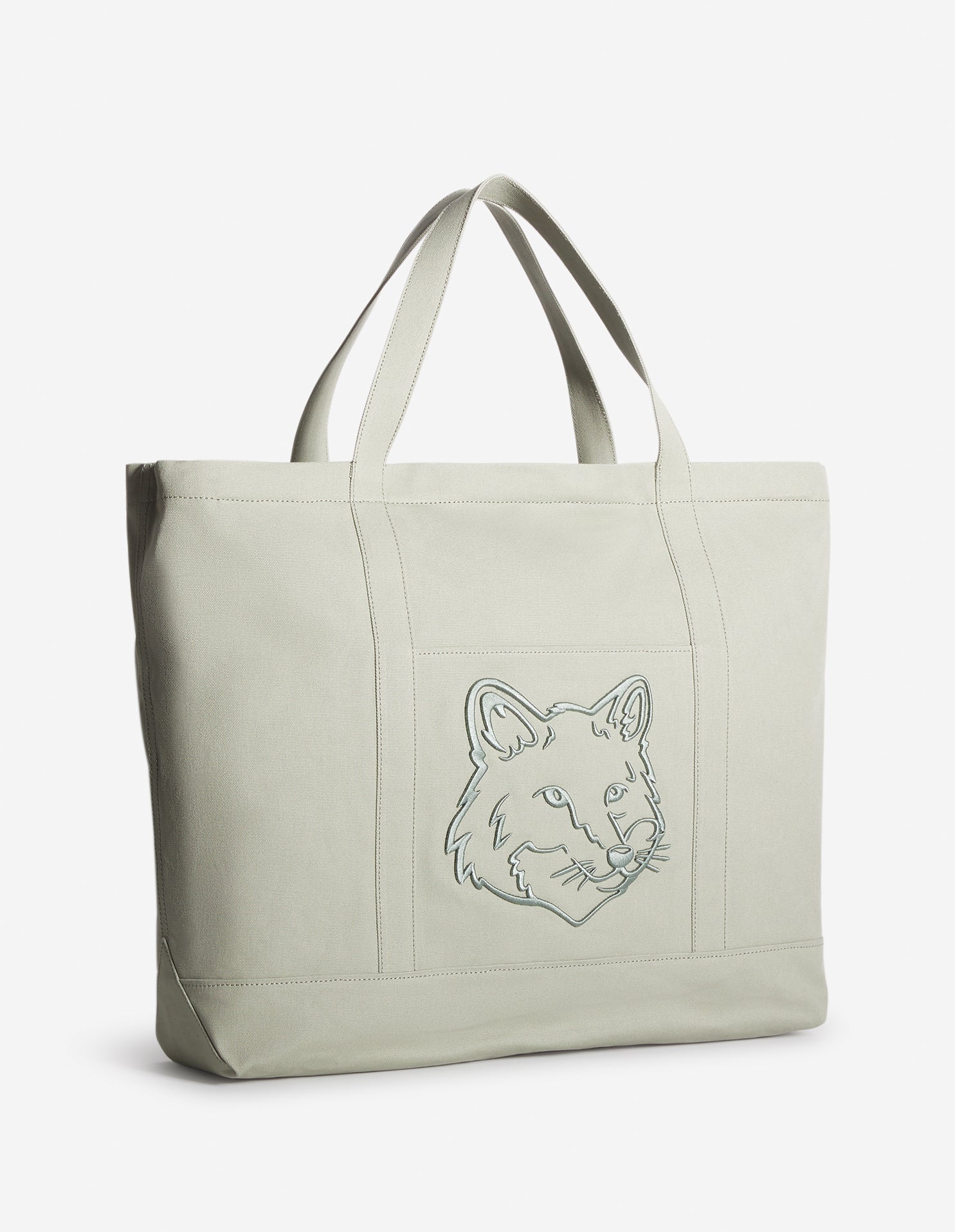 Fox head large shopping bag - Court Green
