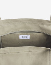 Fox head large shopping bag - Pebble