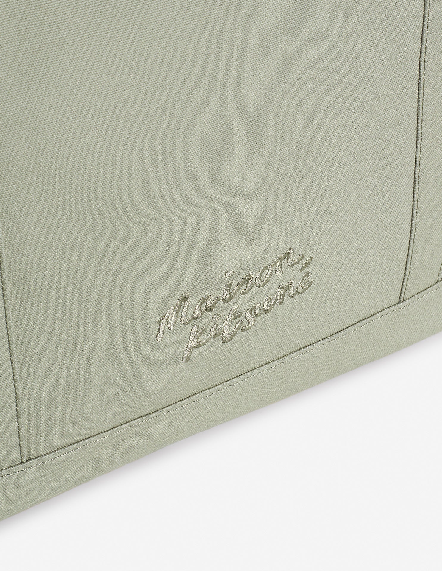 Grand sac cabas Fox head - Pebble