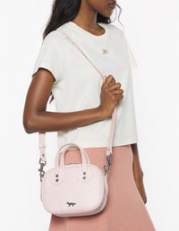 Boogie leather bag - Rosewater