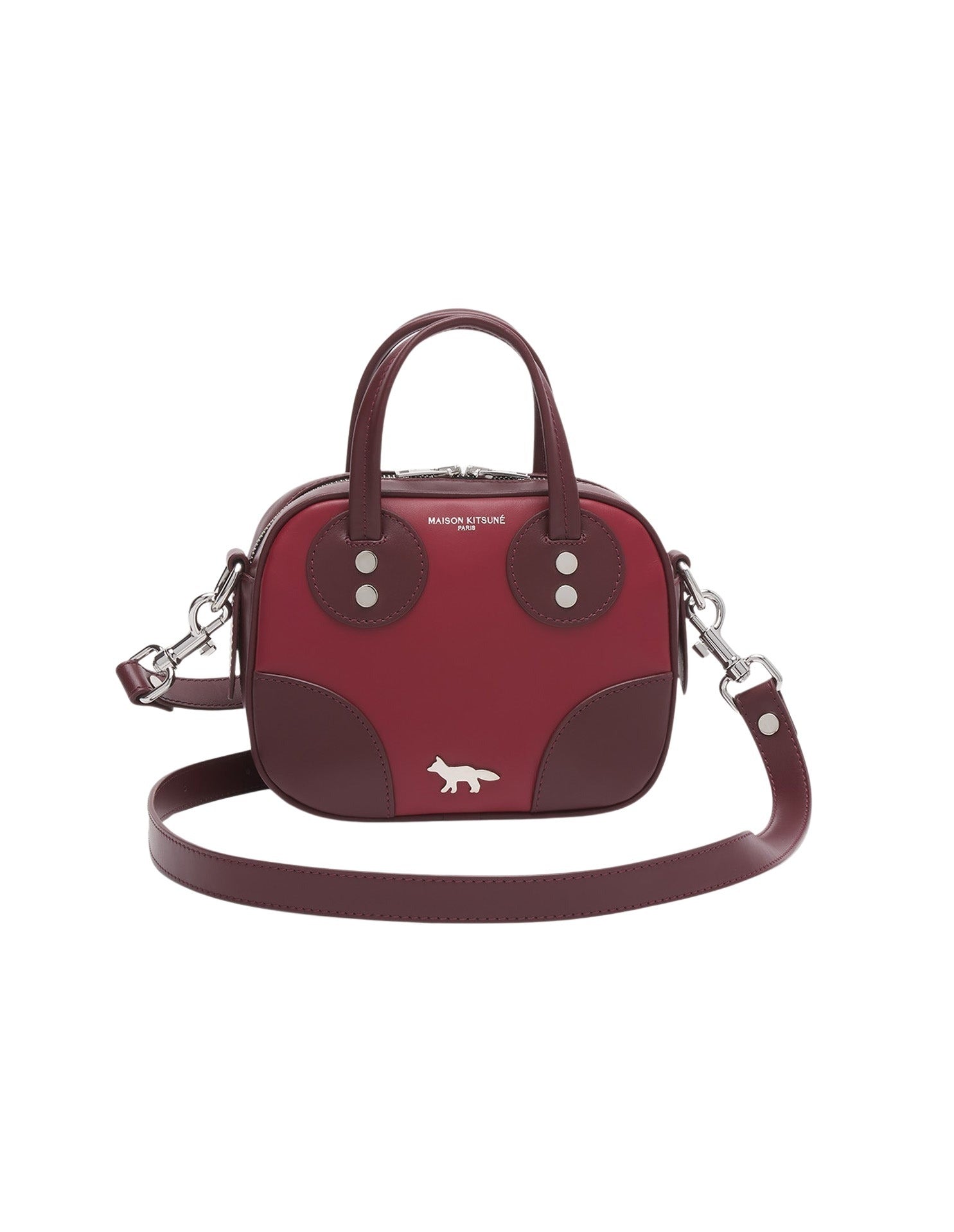 Leather Boogie bag - Redstar Winterberry