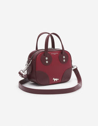Leather Boogie bag - Redstar Winterberry