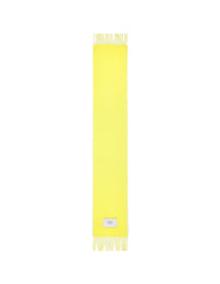 Écharpe brodée en laine - Lemon