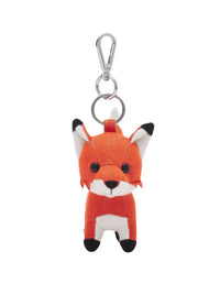 Fox key ring with carabiner - Rust