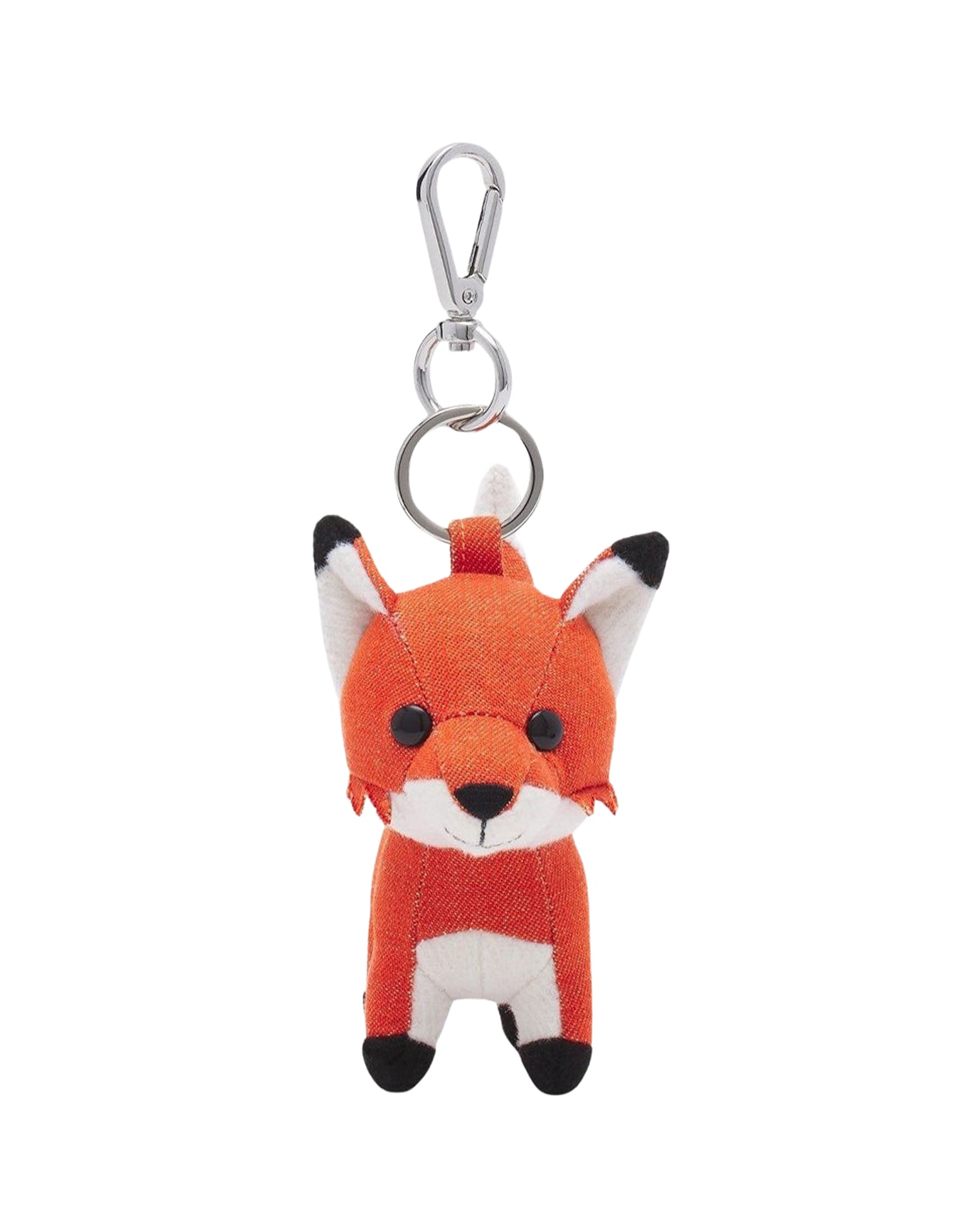 Fox key ring with carabiner - Rust
