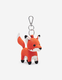 Fox key ring with carabiner - Rust