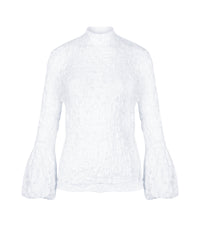 Blouse Lyrisme en dentelle - Moon White