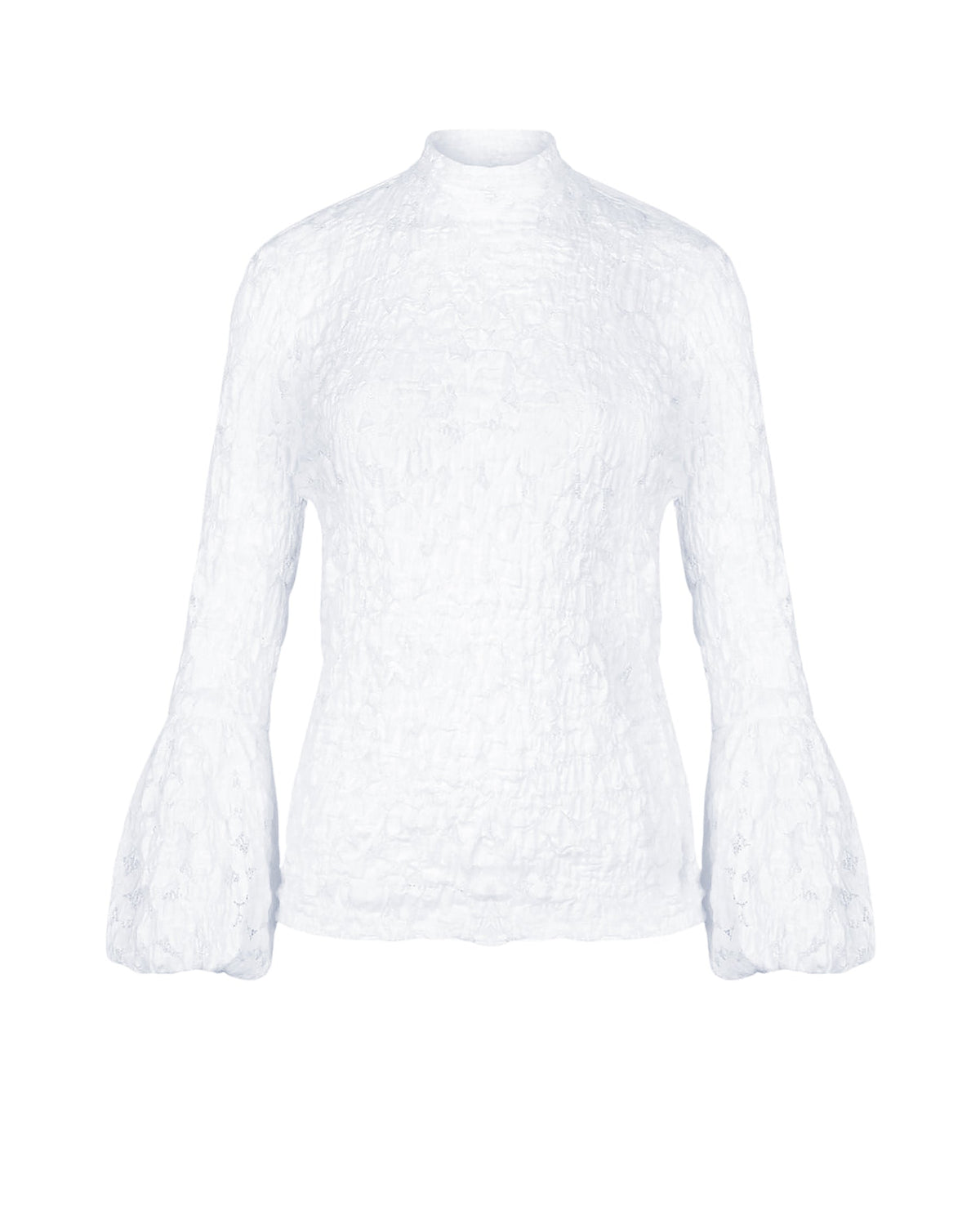 Blouse Lyrisme en dentelle - Moon White