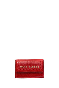 Portefeuille The Petit Trifold en cuir - Savvy Red