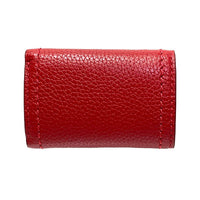 Portefeuille The Petit Trifold en cuir - Savvy Red