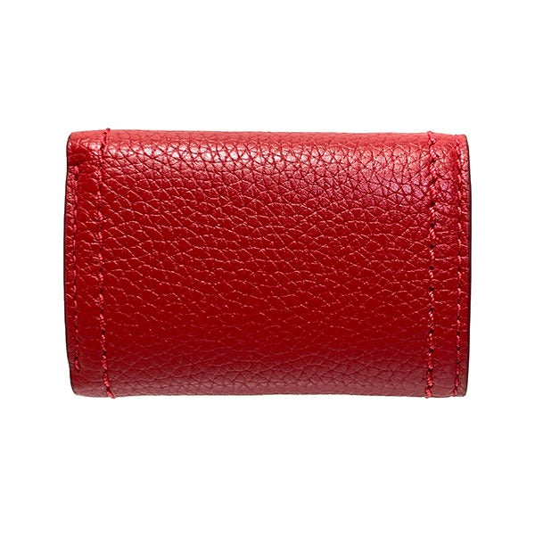 Portefeuille The Petit Trifold en cuir - Savvy Red