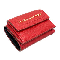 Portefeuille The Petit Trifold en cuir - Savvy Red