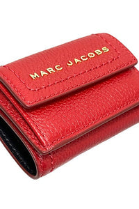 Portefeuille Petit Trifold en cuir - Savvy Red