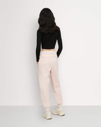 Plastre Pantalon en Tricot Femme