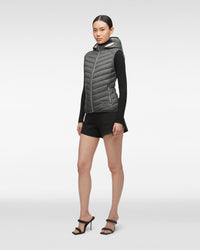 Kendall Gris Gilet tissé pour Femme