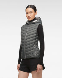 Kendall Gris Gilet tissé pour Femme