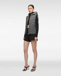 Kendall Gris Gilet tissé pour Femme