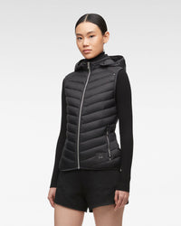 Noir Gilet tissé pour Femme