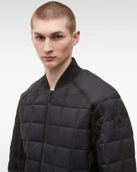 Noir tissu Veste pour homme