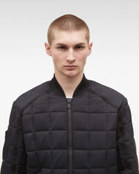 Noir tissu Veste pour homme