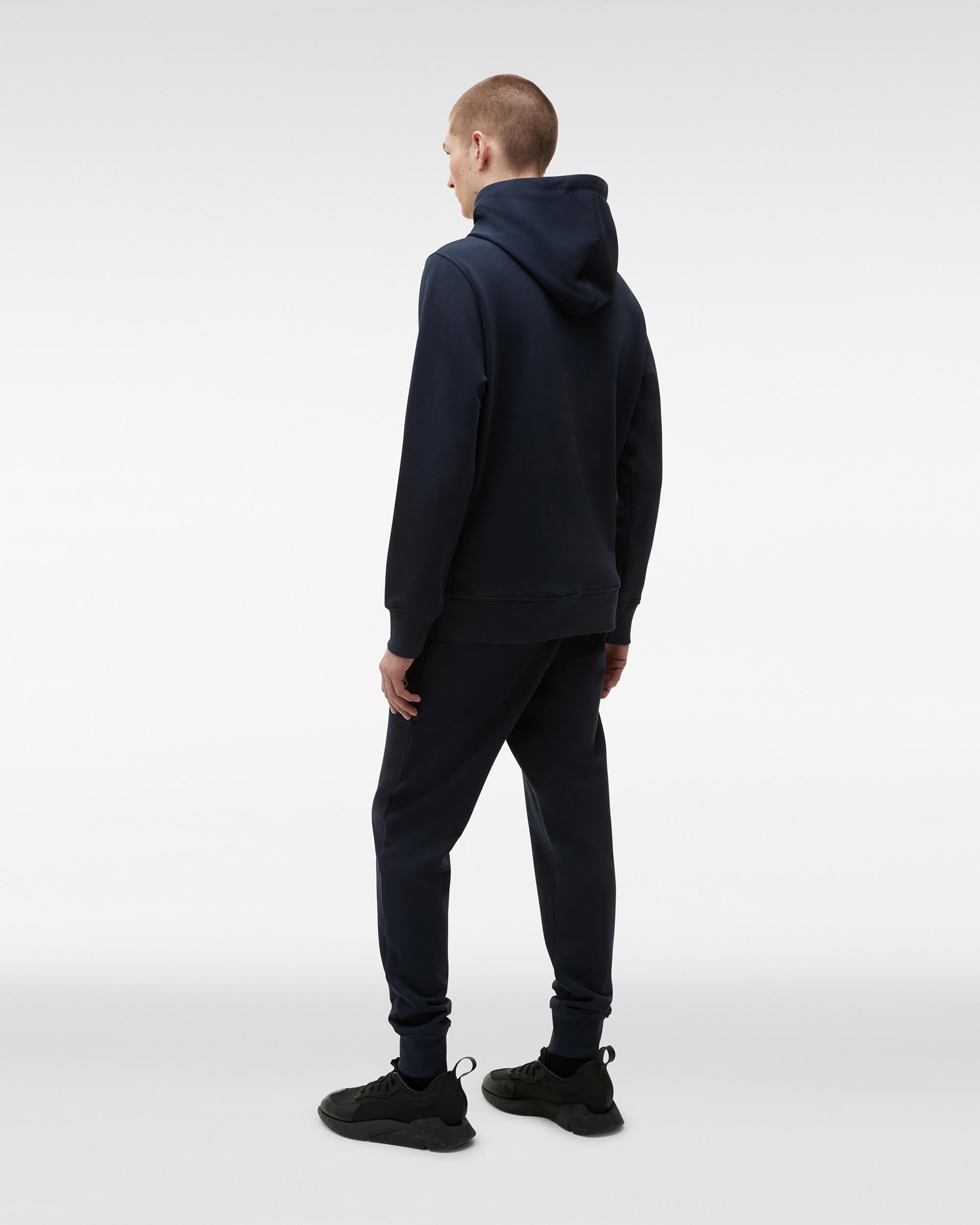 Navy Homme tissu Hoodie