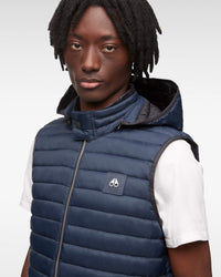 Navy Homme tissu Vest