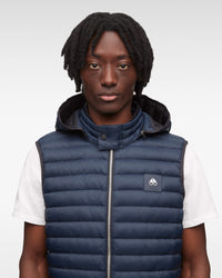 Navy Homme tissu Vest