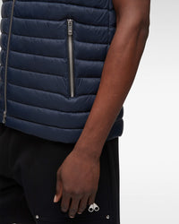 Navy Homme tissu Vest