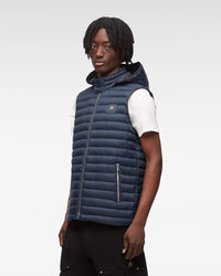 Navy Homme tissu Vest