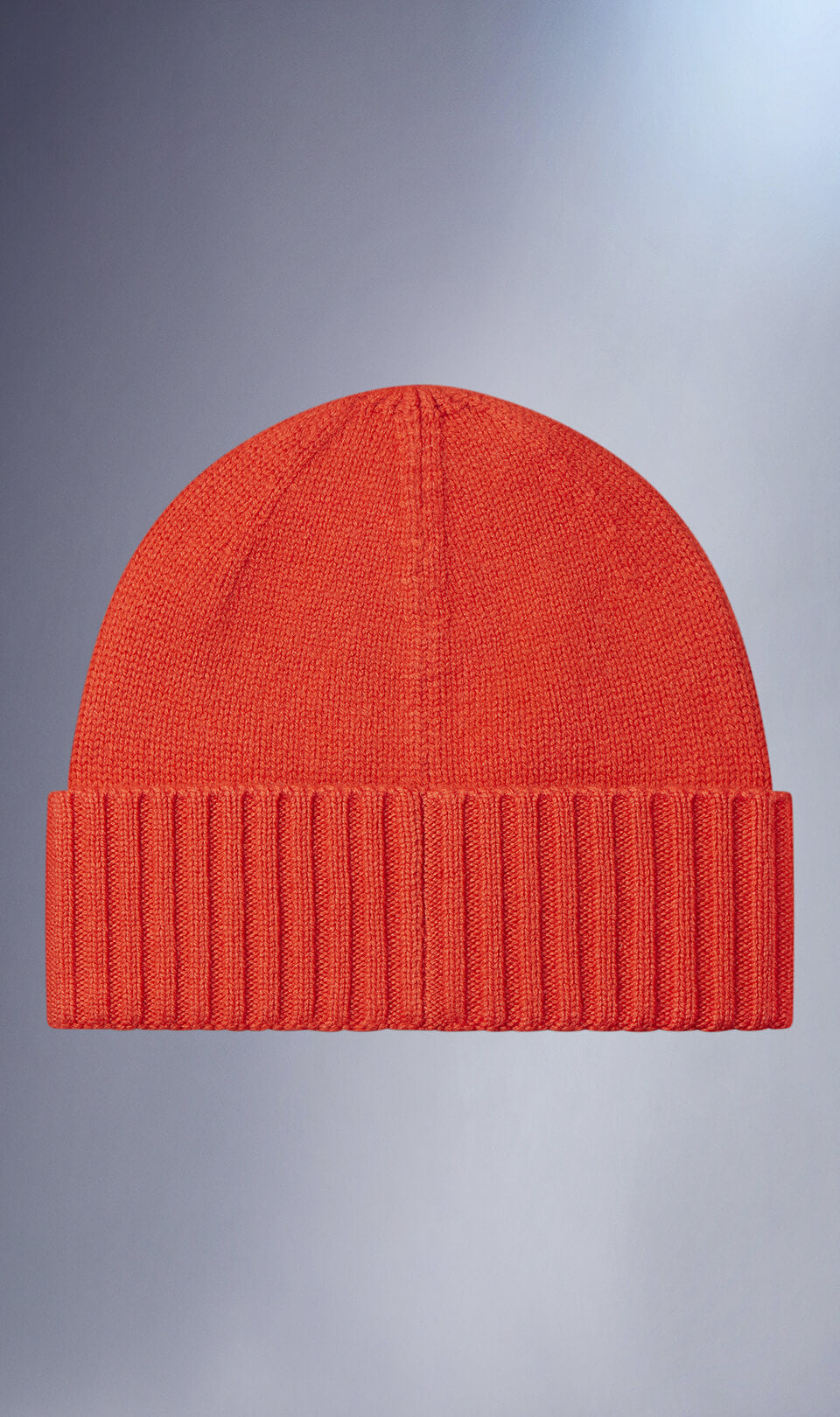 Orange Bonnet Tricoté pour Homme