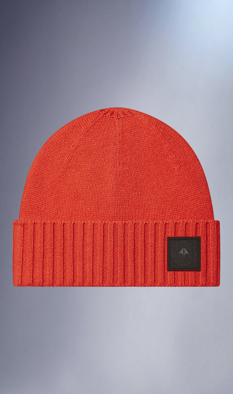 Orange Bonnet Tricoté pour Homme