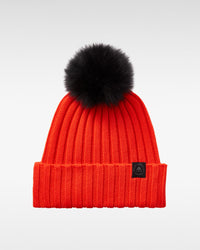 Orange Toque en Tricot pour Femme