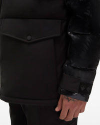 Noir Homme tissu Veste