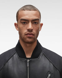 Noir Bomber tissé pour Homme