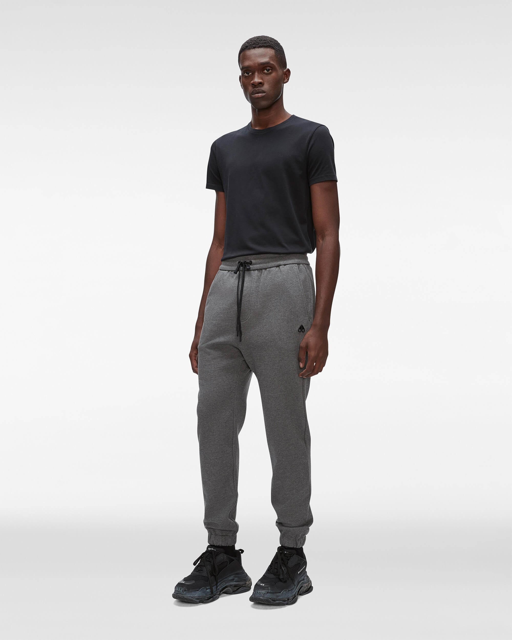 Gris Melange Homme tissu Sweatpants