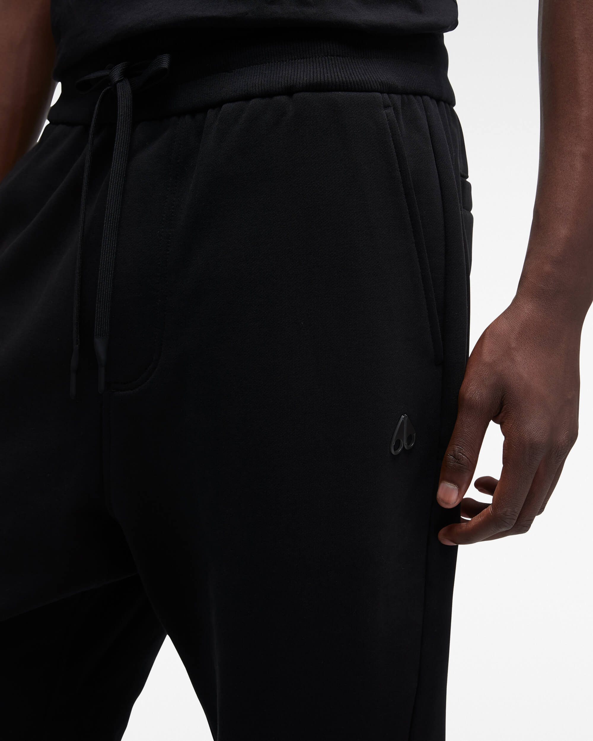 Noir Homme tissu Sweatpants