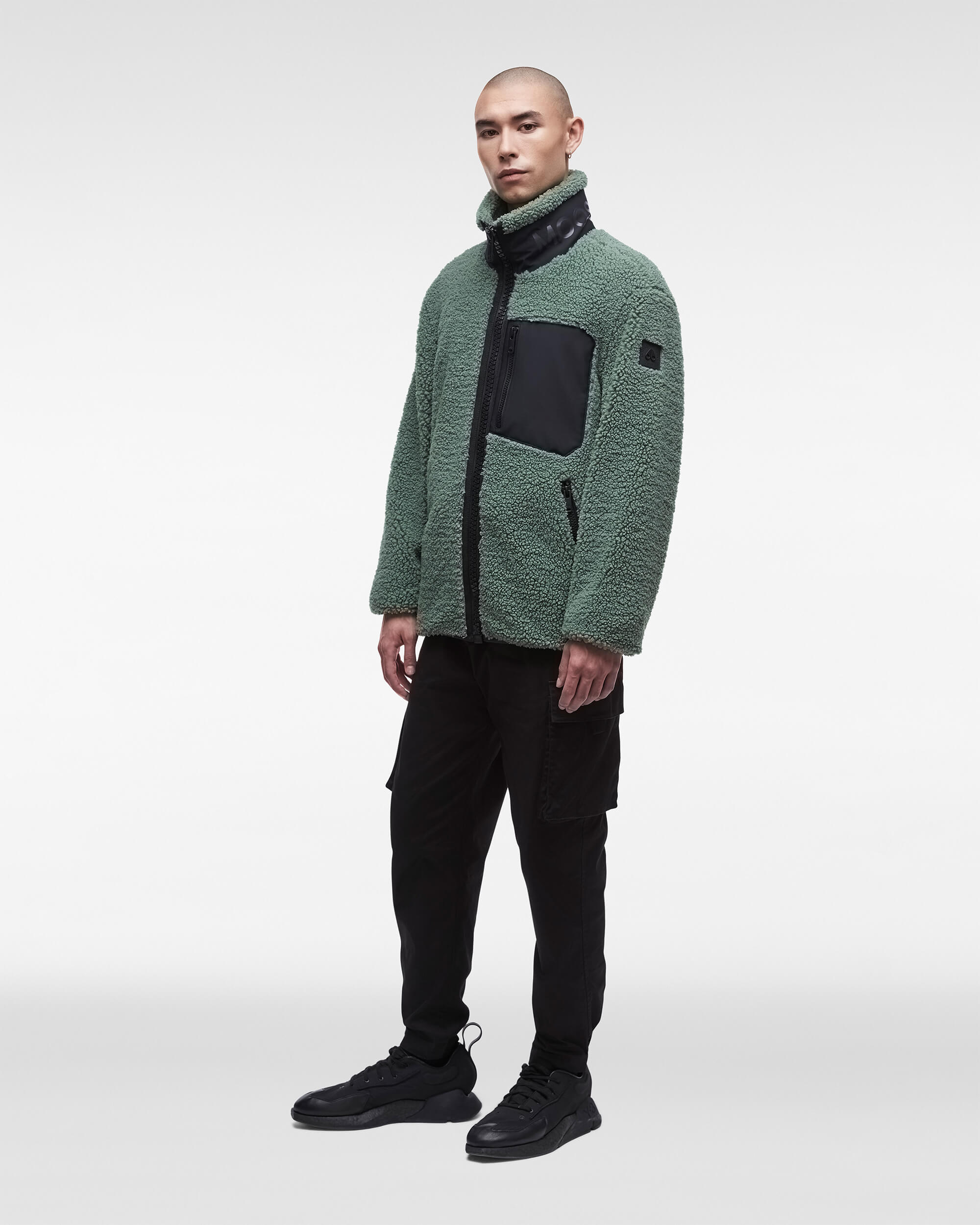 Vert Parc Sweat-Shirt en Tricot pour Homme