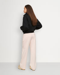 Rose Poussière Pantalon en Tricot pour Femme