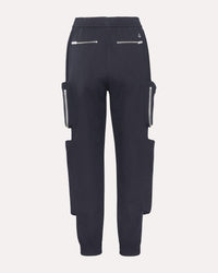 Noir Pantalon tissé pour Femme