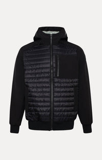 Noir & Noir Bomber tissé pour Homme