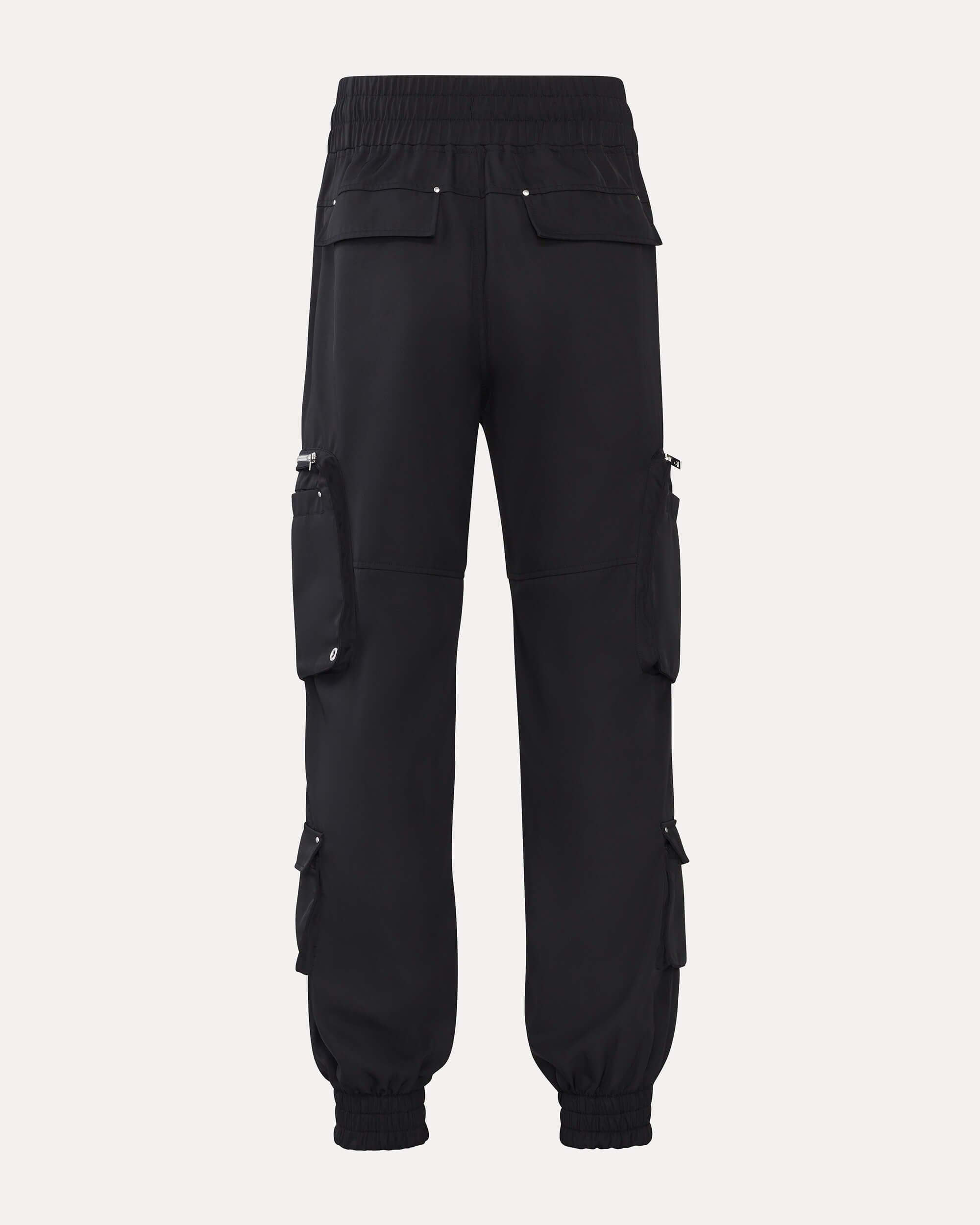 Noir Homme tissu Pants