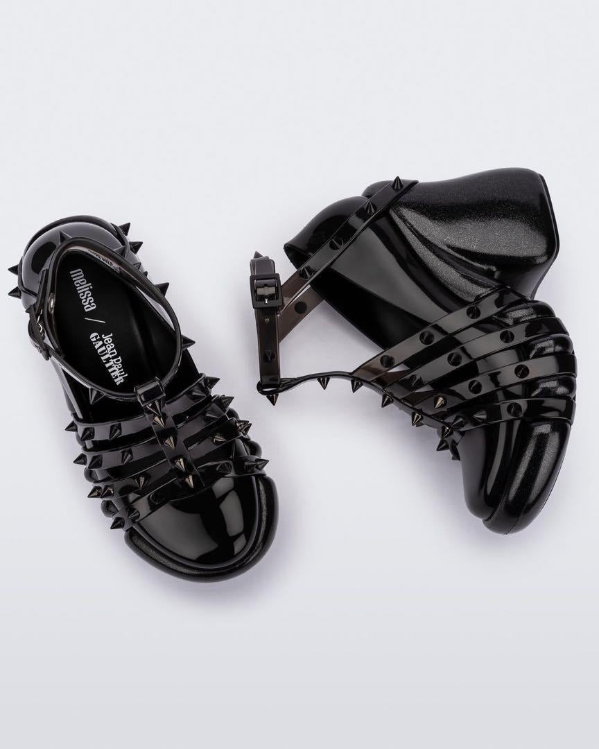 Flower JPG x Melissa 110 platform pumps - Black