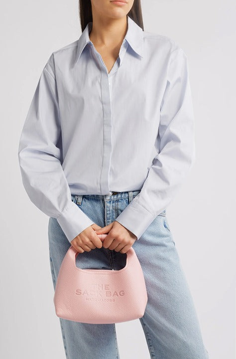 MINI   Mini Sac The Mini Sack en cuir - Ribbon Pink