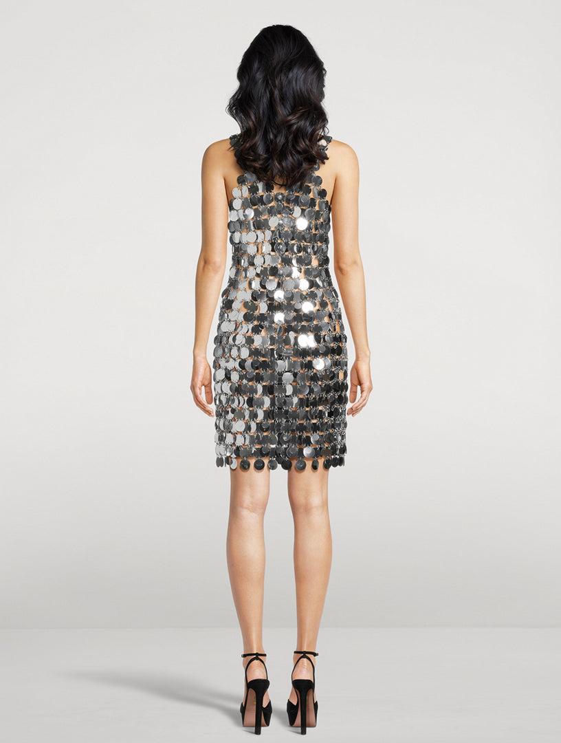 MIXTE   Robe à pastilles scintillantes - Silver