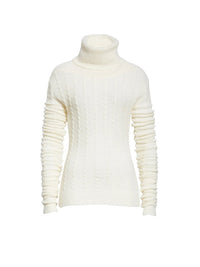 Haut Sofia en laine - White