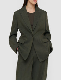 Blazer Maati en laine - Palm Leaf Melange